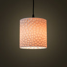3d Printed lampshade compatible with e26  socket. Customizable pattern. Lighting for any room. Unique Hanging pendant lamp, one of a kind.